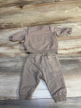 H&M 2pc Sweatshirt & Jogger Set Brown sz 3m