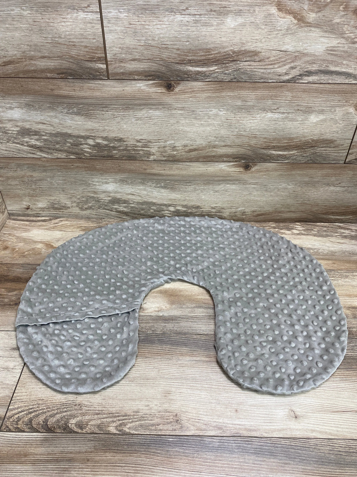 Ultra Soft Minky Dot Nursing Pillow Cover Grey