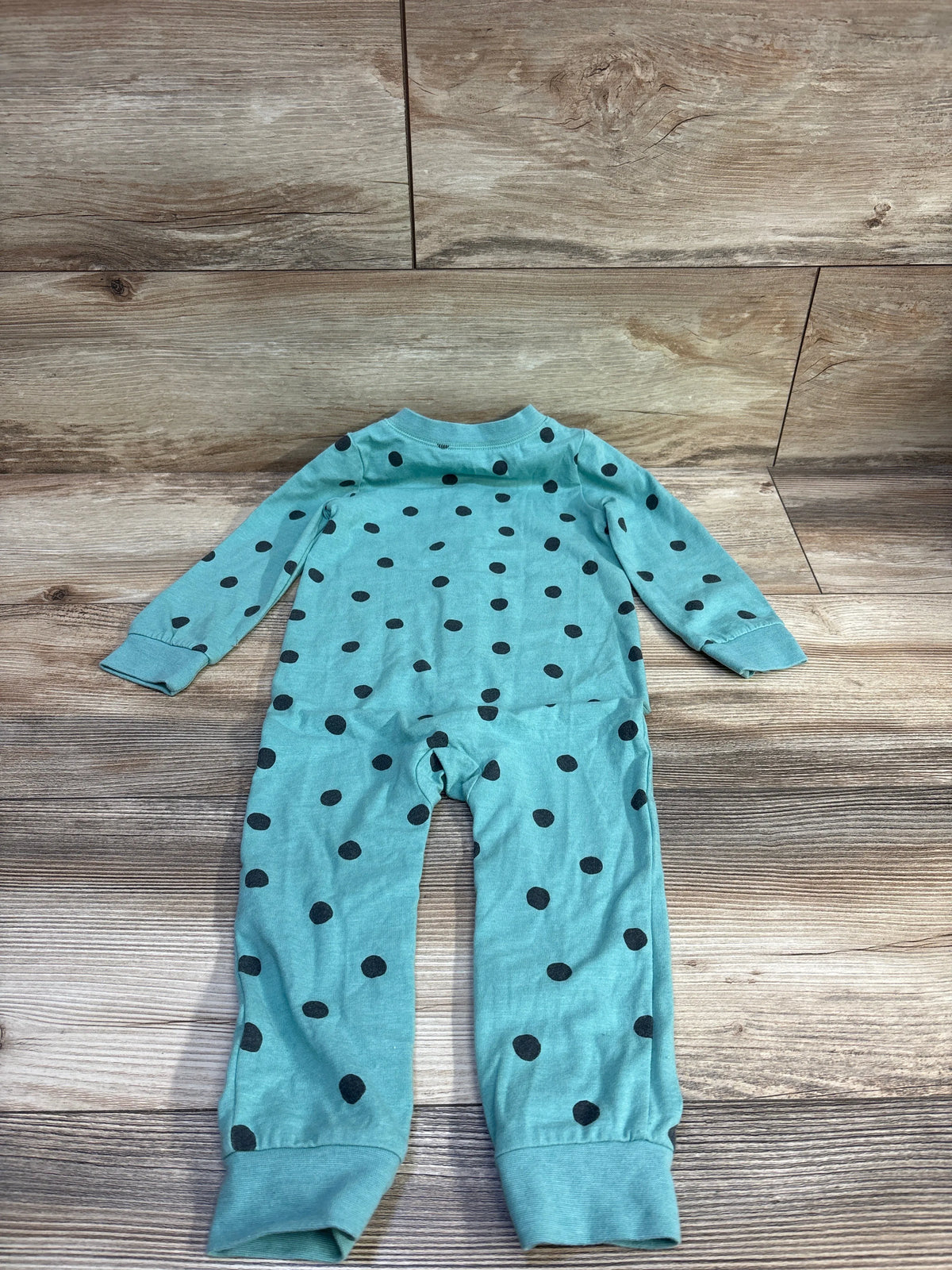 Cat & Jack Polka Dot Coverall Blue sz 18m