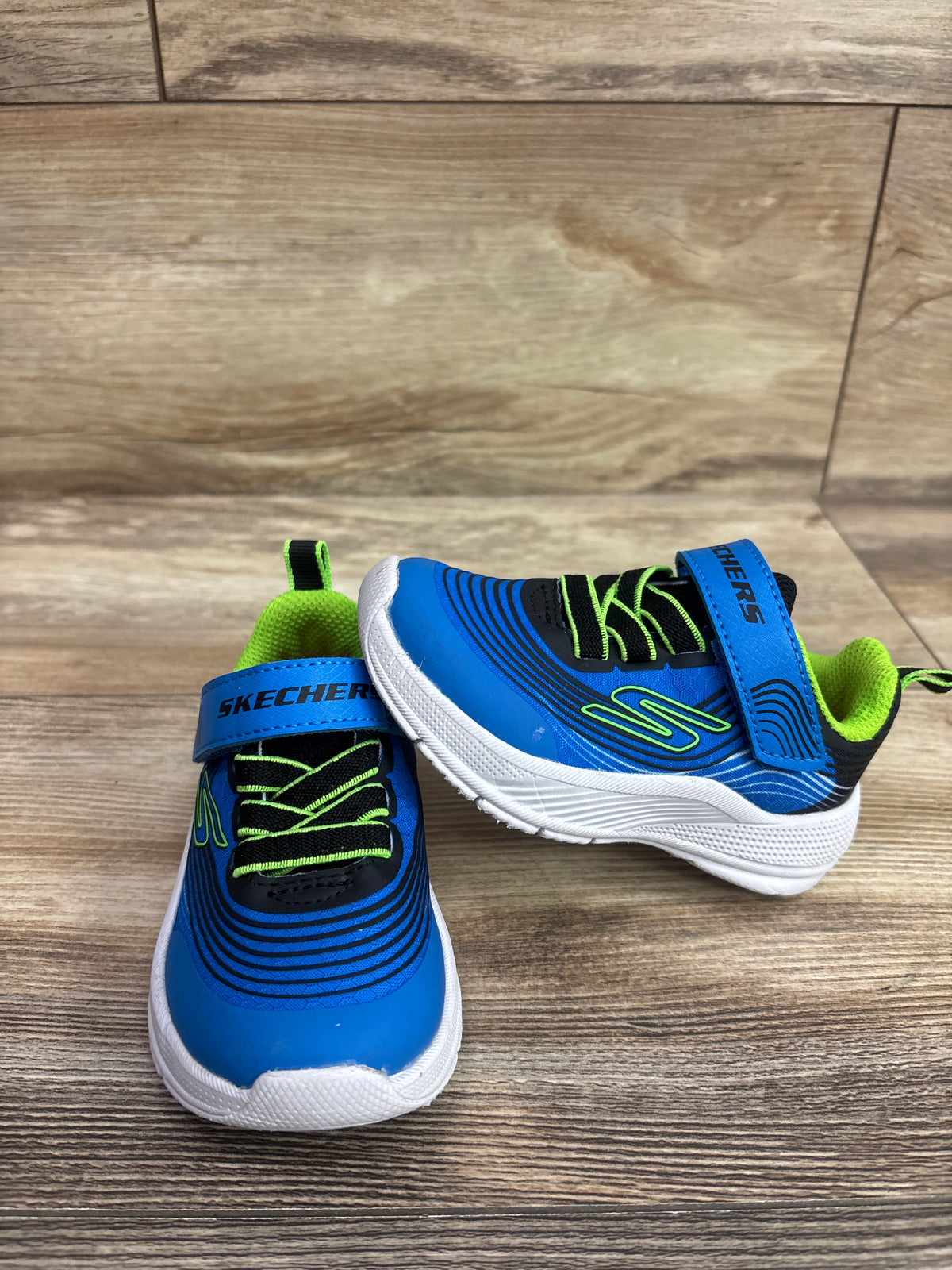 Skechers Microspec Advance Sneakers Blue sz 6c