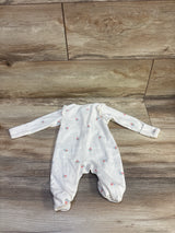 Carter's Ribbed Sleeper White sz Newborn