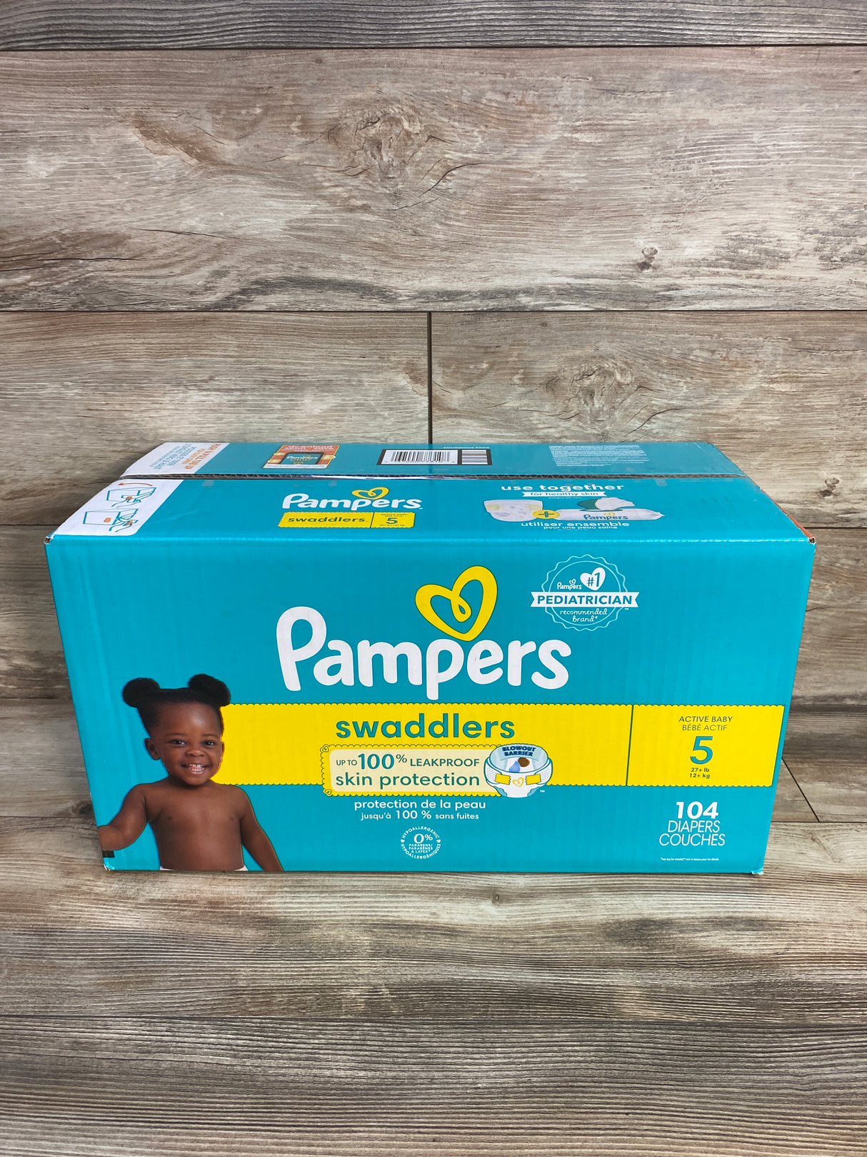 NEW Pampers Swaddlers Diapers Size 5 104ct.