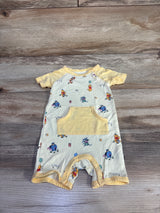 Kyte Baby x Disney Winnie The Pooh Bamboo Shortie Romper Yellow sz 12-18m
