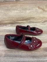Rachel Shoes Lil' Abelina Flats Burgundy sz 8c