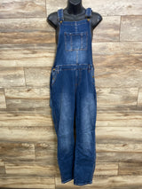 Ripe Denim Maternity Denim Overalls Blue sz Large