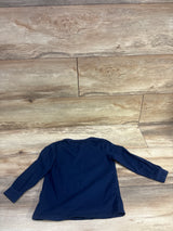 Simple Joys Long Sleeve Shirt Navy sz 3T