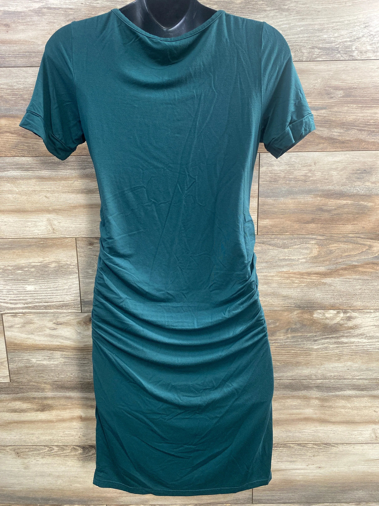 Short Sleeve Bodycon Dress Green sz Small