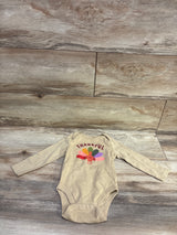 Old Navy Thankful Bodysuit Beige sz 12-18m