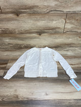 NEW Cat & Jack White Pointelle Button-Up Cardigan sz 4T