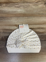 NEW Wonder Nation Polka Dot Turban White One Size (up to 3T)