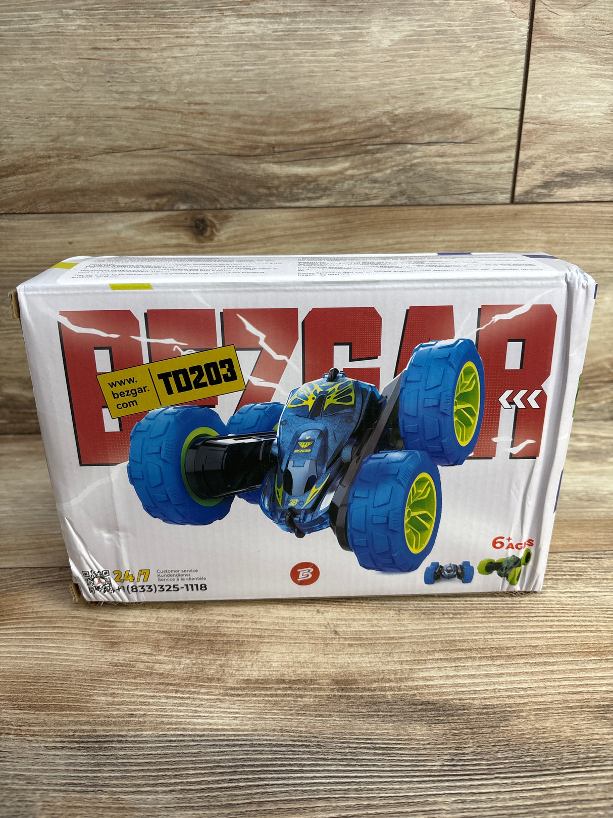 NEW Bezgar MINI Double-Sided RC Stunt Car - Green