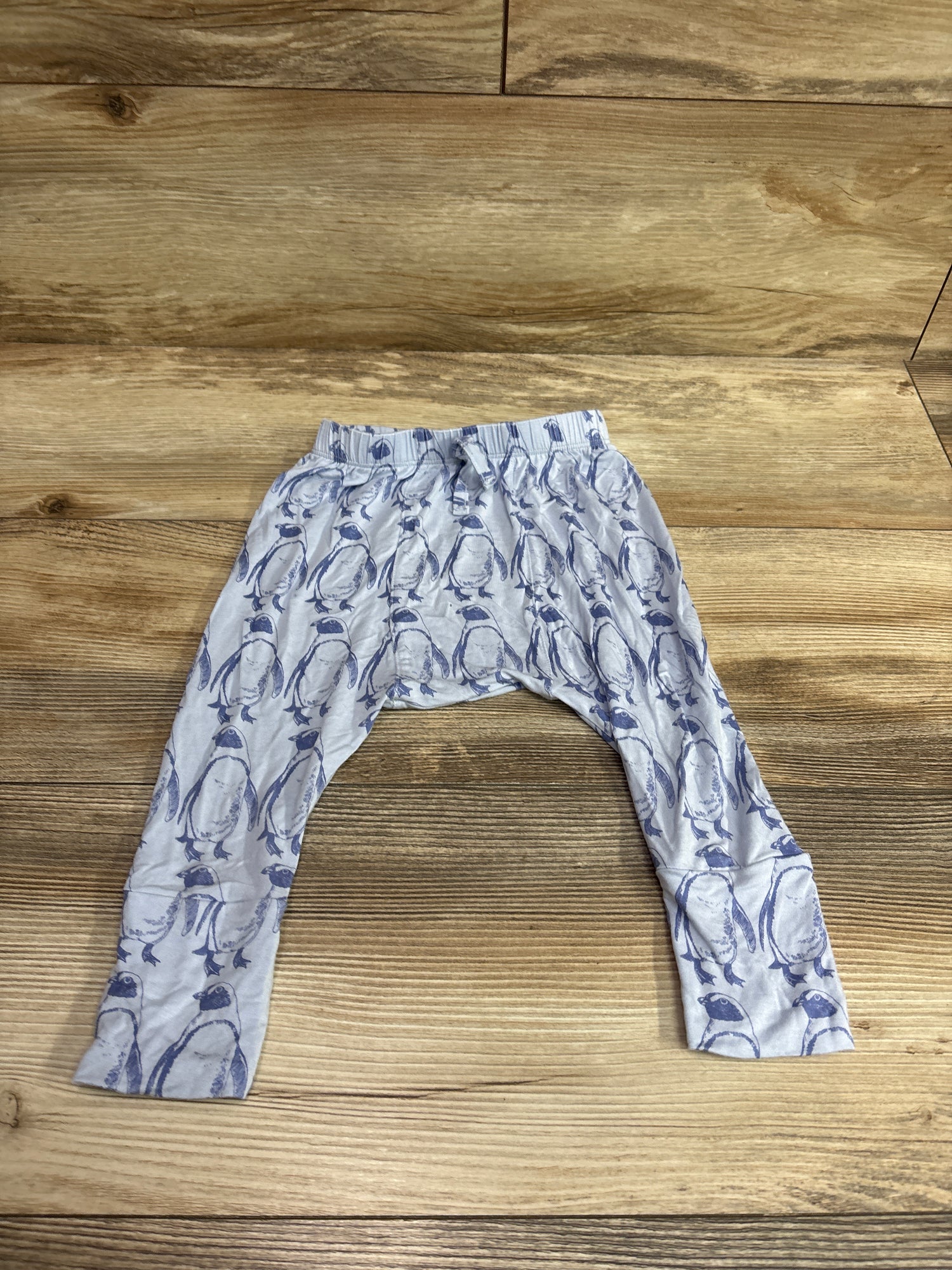 Kate Quinn Bamboo Penguin Pants Blue sz 12-18m