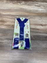 NEW Royal Blue Suspenders sz 2-8Y - Me 'n Mommy To Be