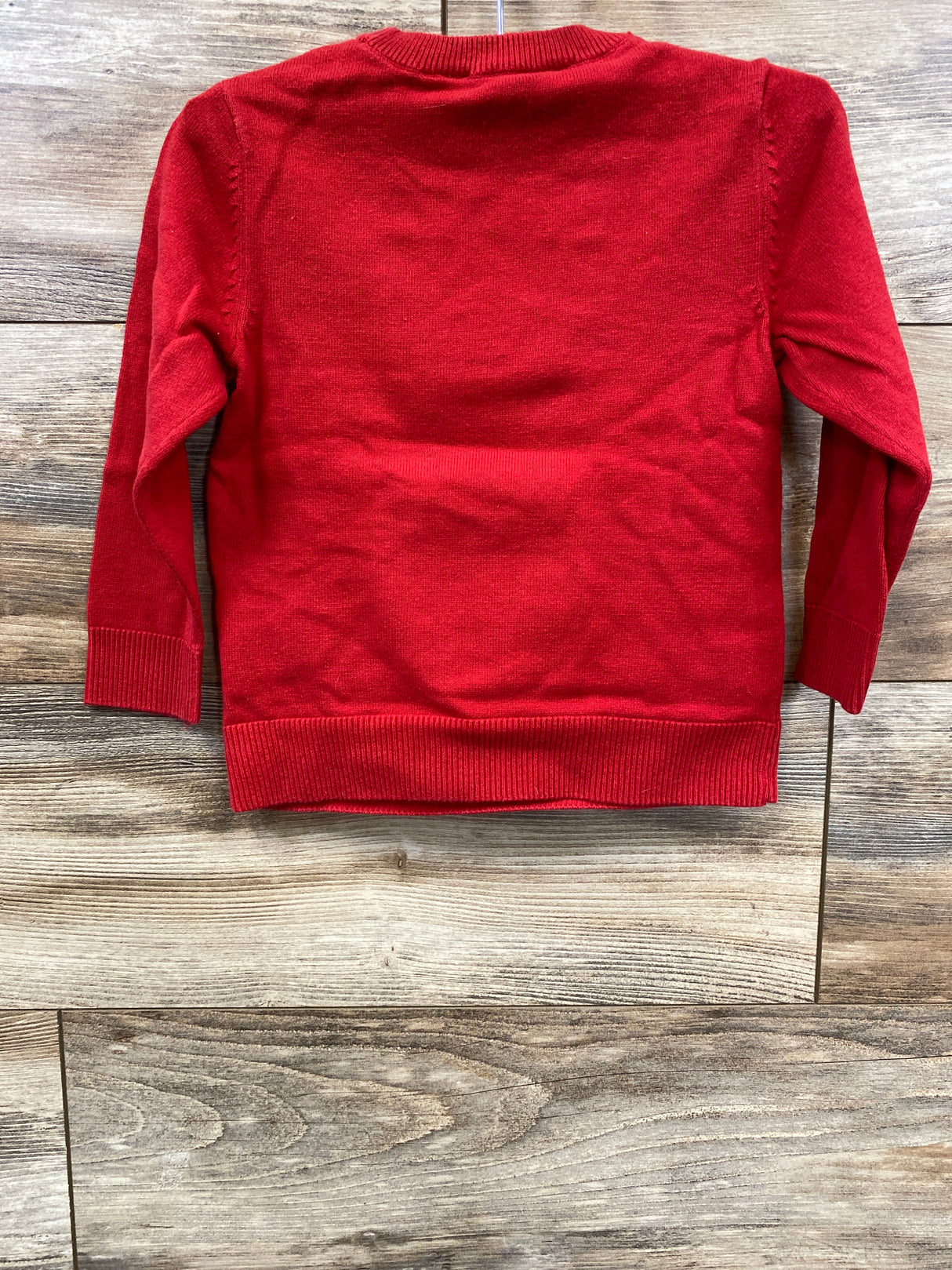 H&M Red Nose Reindeer Christmas Sweater Red sz 2-4T