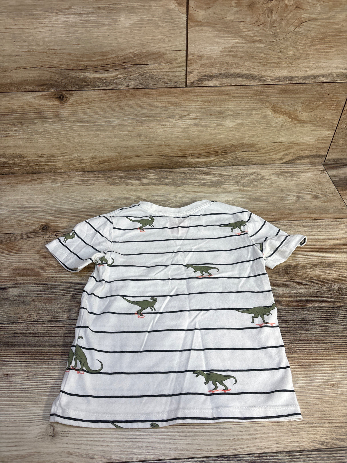 Cat & Jack Striped Shirt White sz 4T