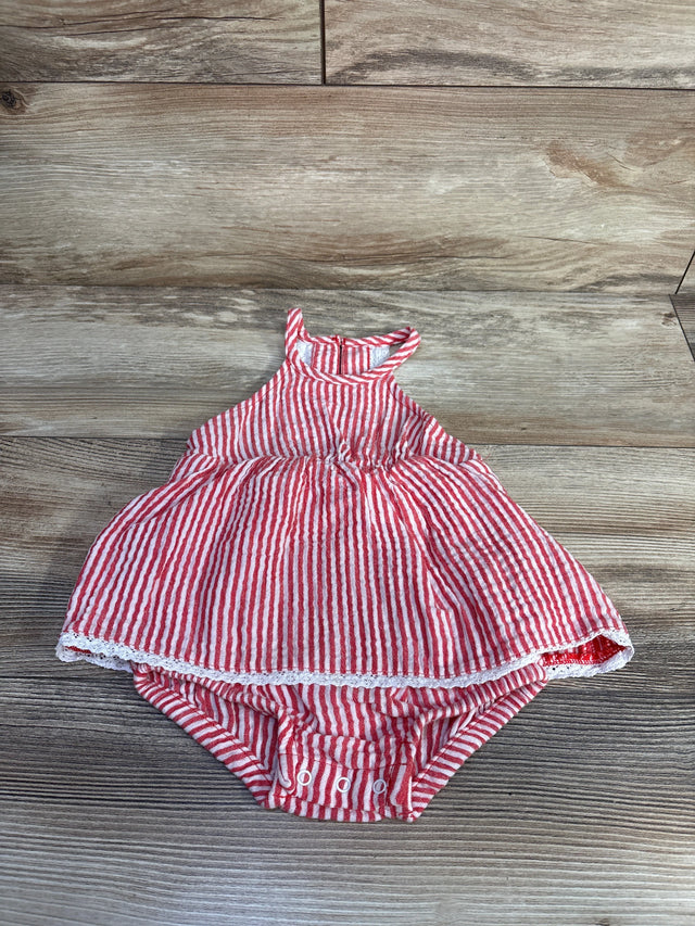Cat & Jack Striped Sunsuit Red sz 6-9m - Me n Mommy To Be