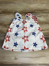 Cat & Jack Embroidered Stars Top White sz 4-5T