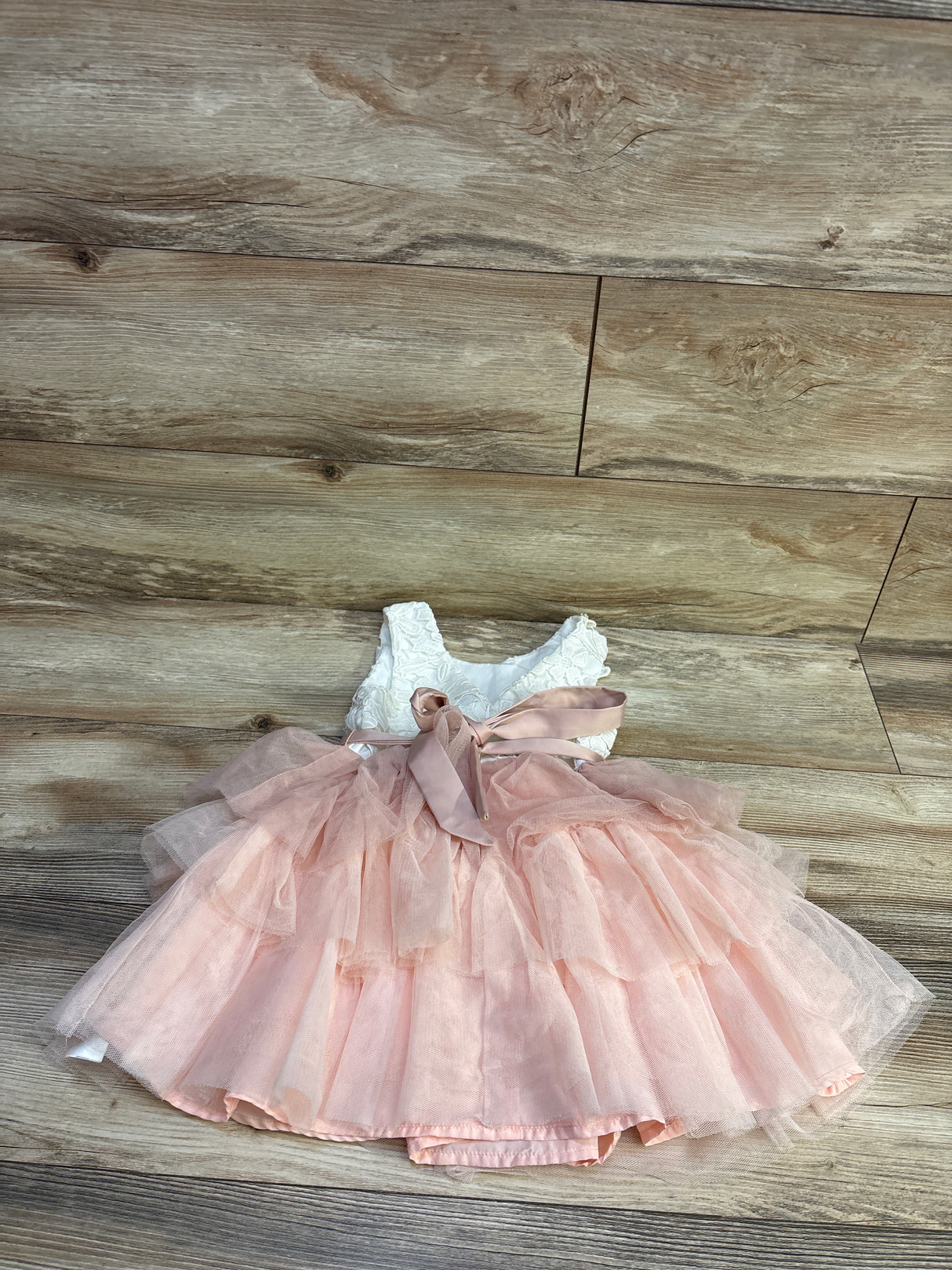 Catherine Malandrino Floral Belted Sleeveless Dress White sz 5T