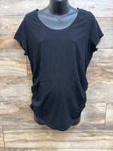 Old Navy Maternity Fitted Shirt Black sz XL