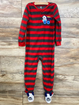 Kids Headquarters Striped Blanket Sleeper Red sz 4T