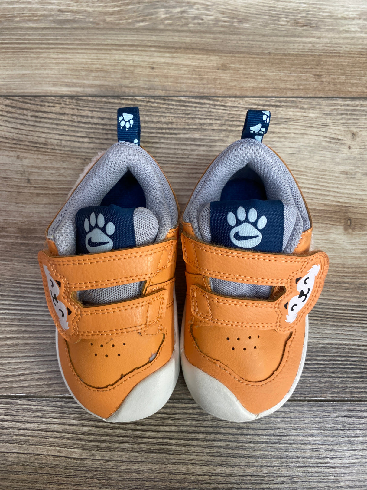 Nike TD Pico 5 Lil Sneakers Orange sz 5c