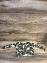Mumu Leaf Print Sweater Ivory sz 18-24m