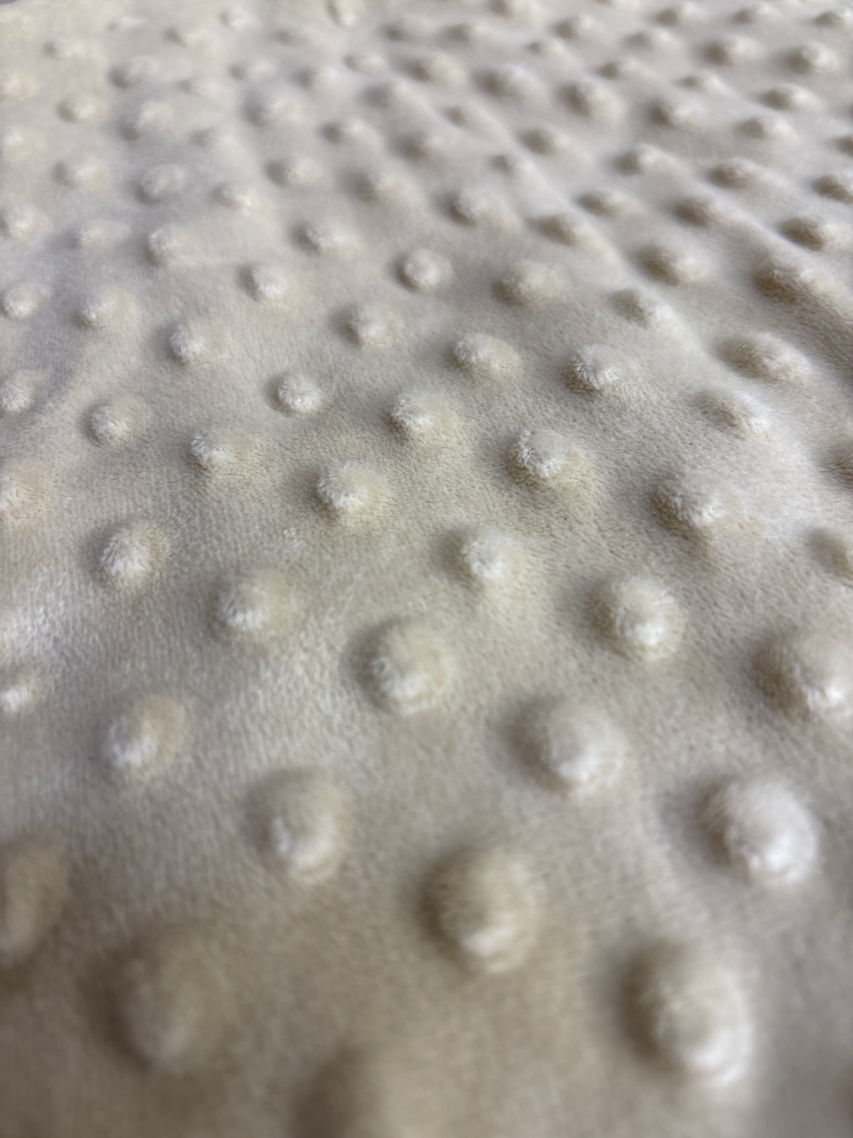 Nursing Pillow Cover in Camel Minky Dot