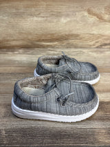 Hey Dude Wally Stretch Sox Sneakers Grey sz 7c