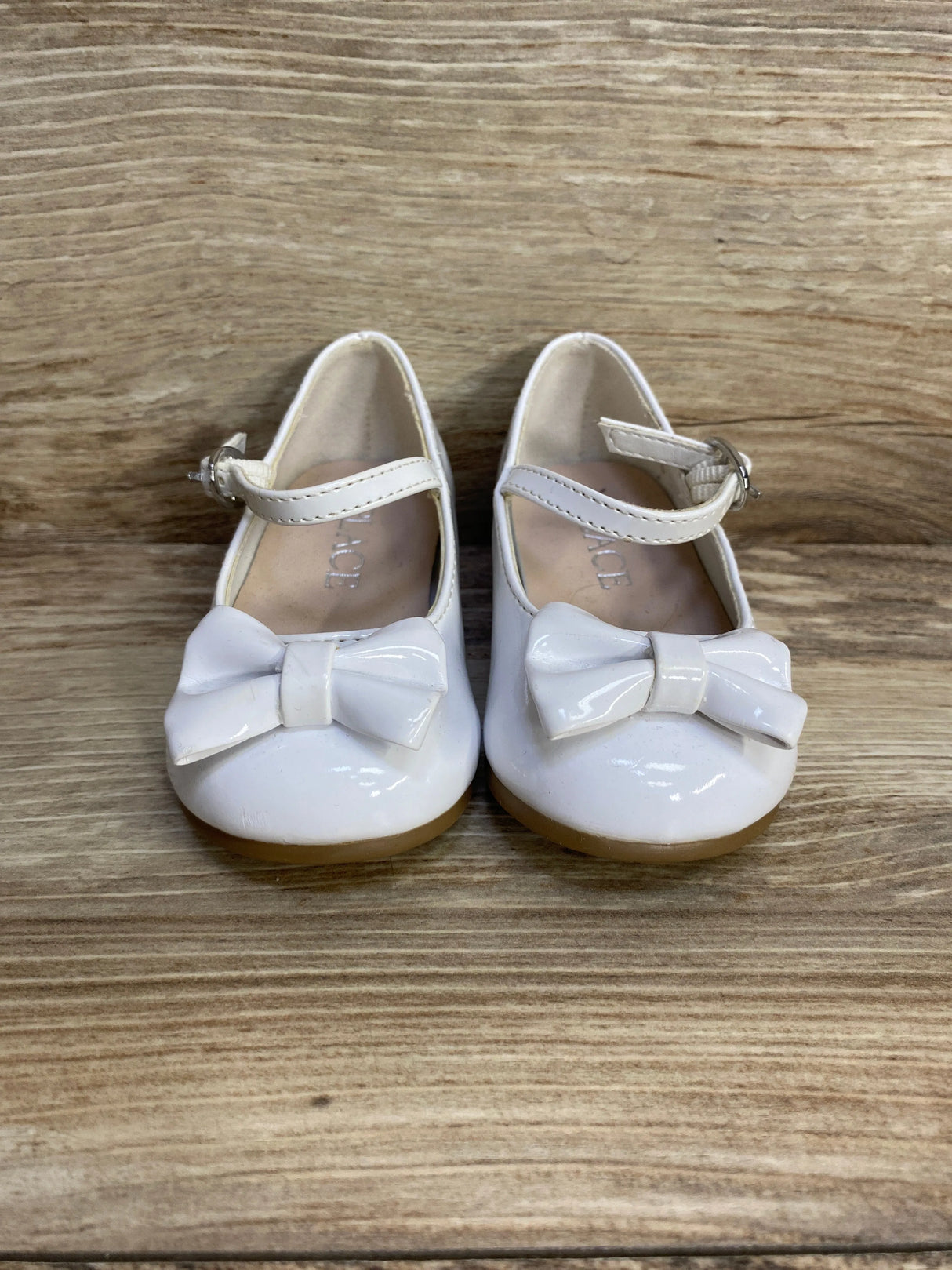 The Children's Place Toddler Girls Bow Low Heel Shoes - White Sz 4c