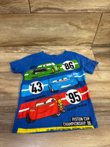 Disney Pixar Cars Shirt Blue sz 2T