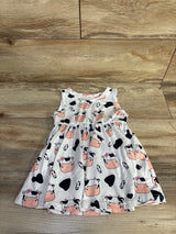 Shein Cow Print Dress White sz 12-18m
