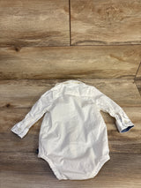 Oshkosh Button-Up Bodysuit White sz 9m