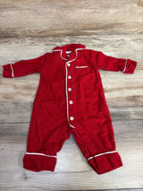 Little Planet Organic Coat Style Pajamas Red sz 3m