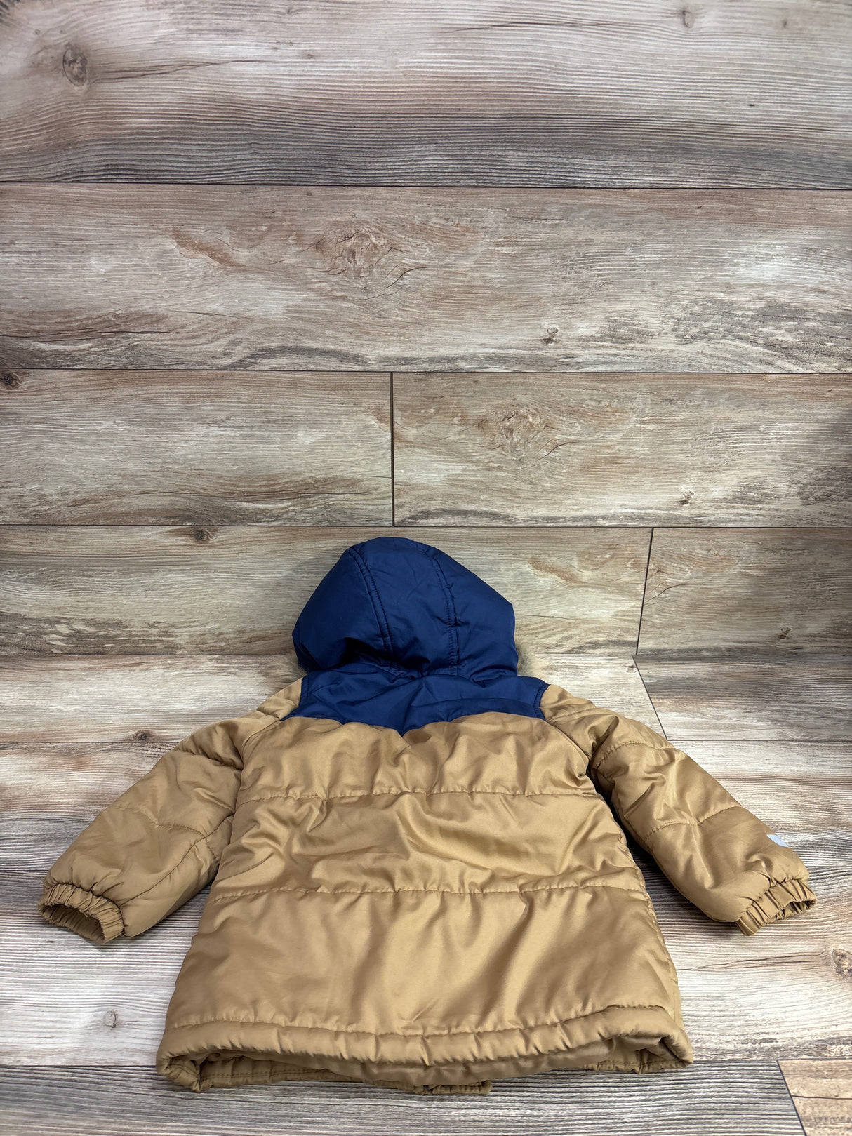 Oshkosh Fur-Trim Heavyweight Ski Jacket Tan sz 4T