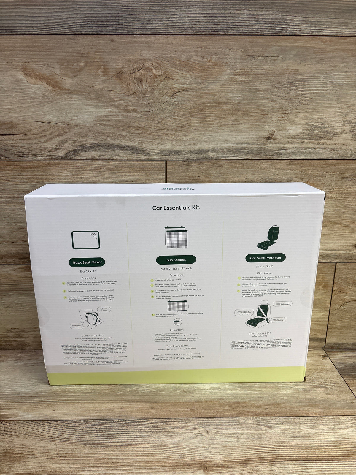 NEW Sprucely Car Essentials Kit 4pc