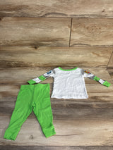 Disney Pixar Toy Story 2pc Buzz Lightyear Pajama Set White sz 12m