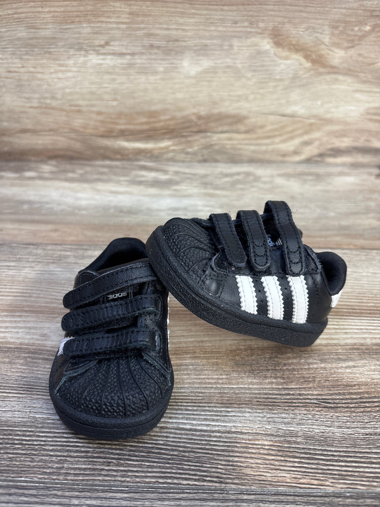 Adidas Superstar II Comfort Closure Sneakers Black sz 2c