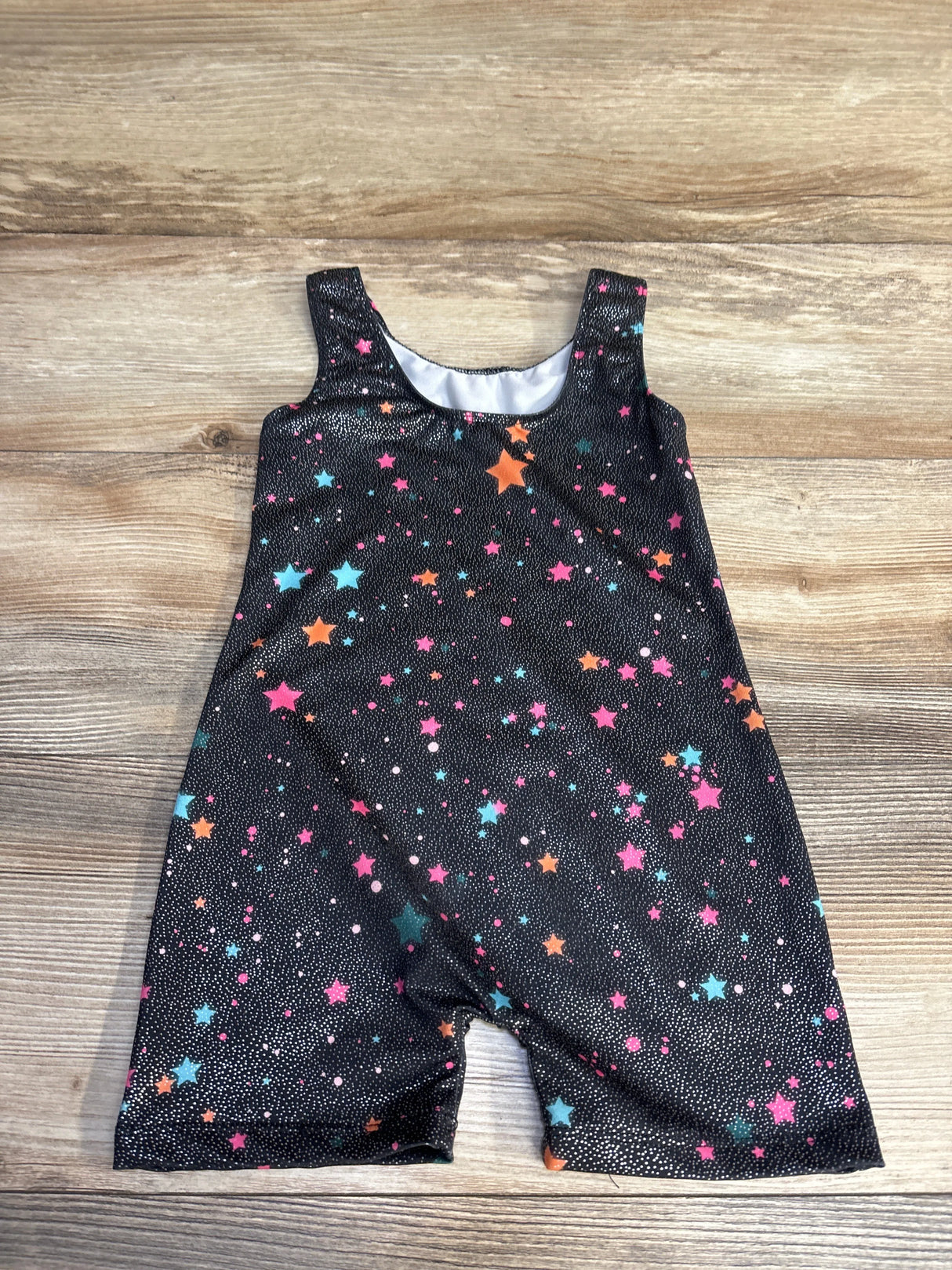 Sparkly Star Biketard Black sz 4T