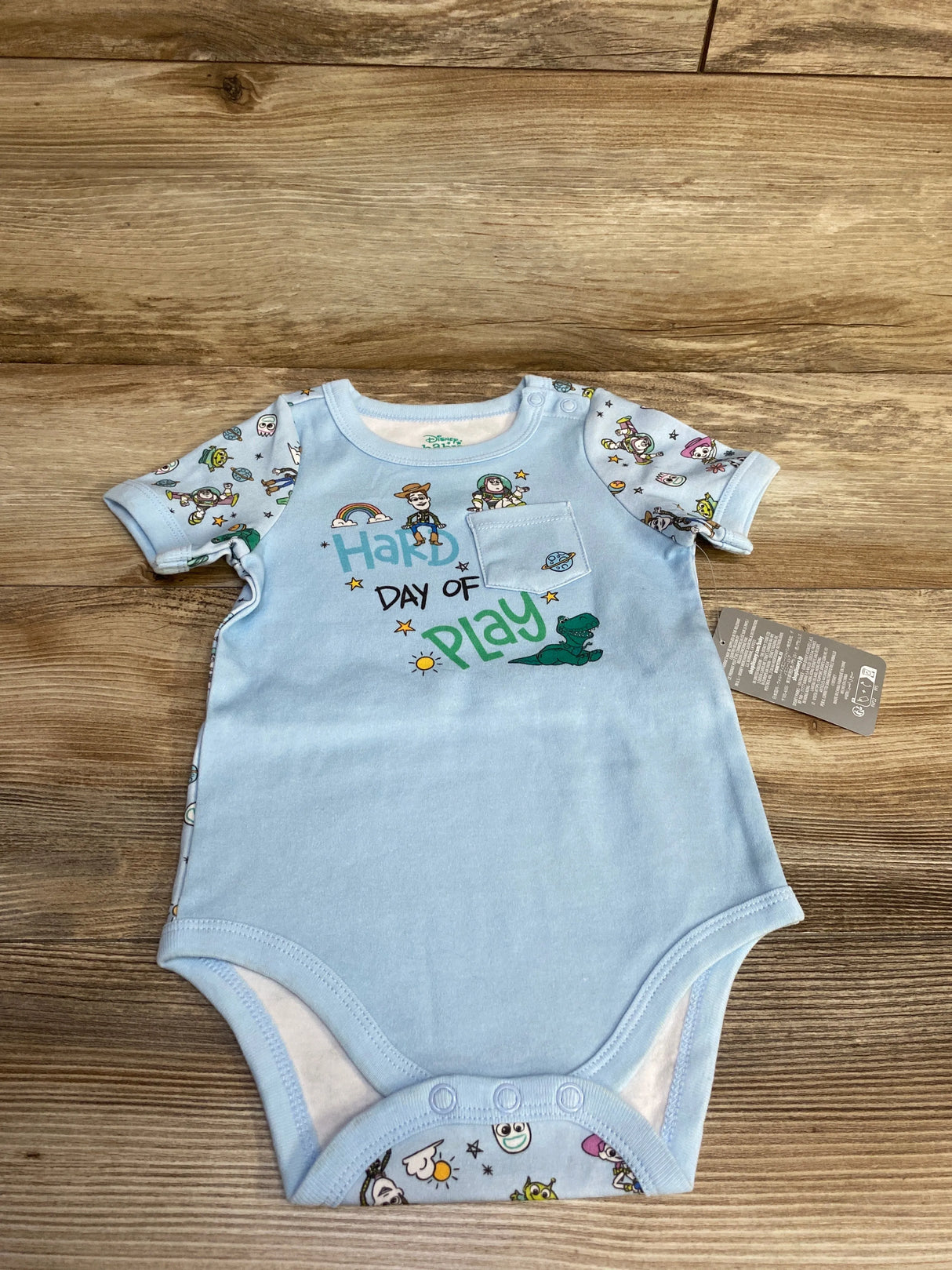 NEW Disney Store Toy Story Bodysuit Blue sz 18-24m