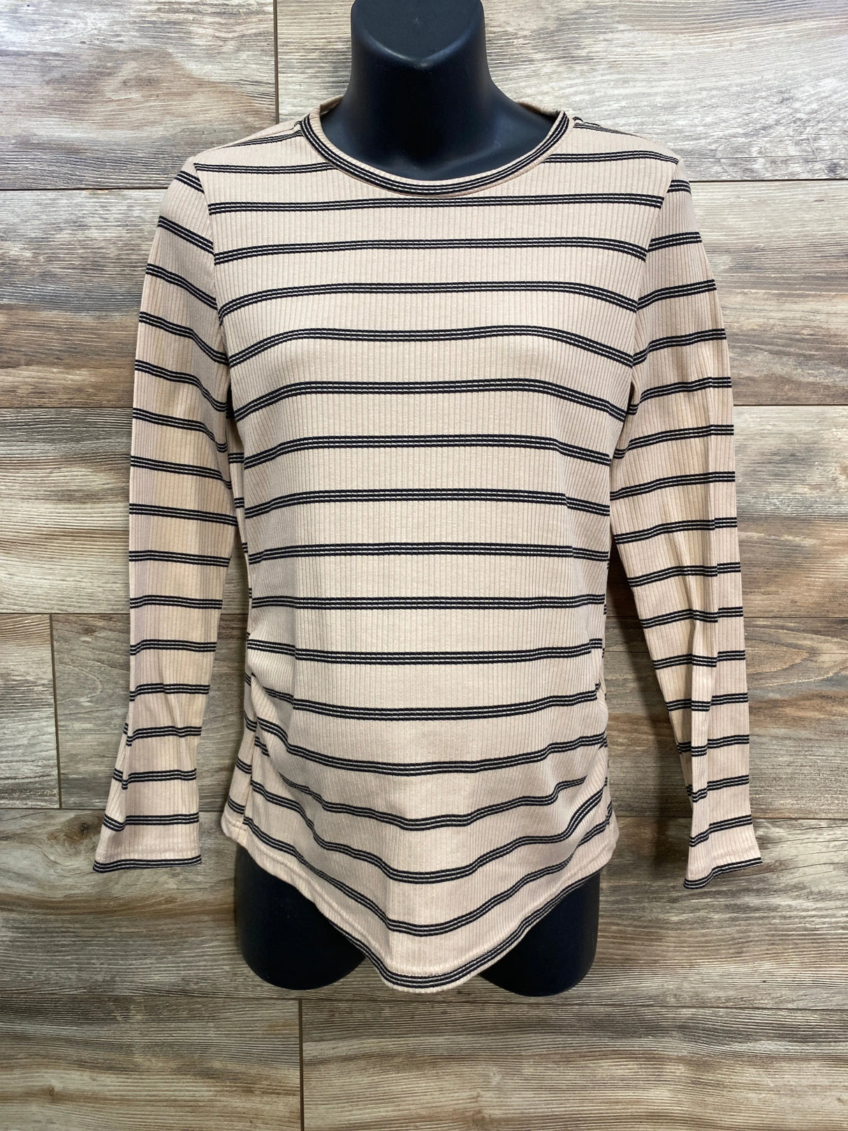 Shein Ribbed Shirt Tan sz Large