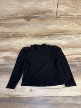 Baby Gap Puff Sleeve Rib Shirt Black sz 3T