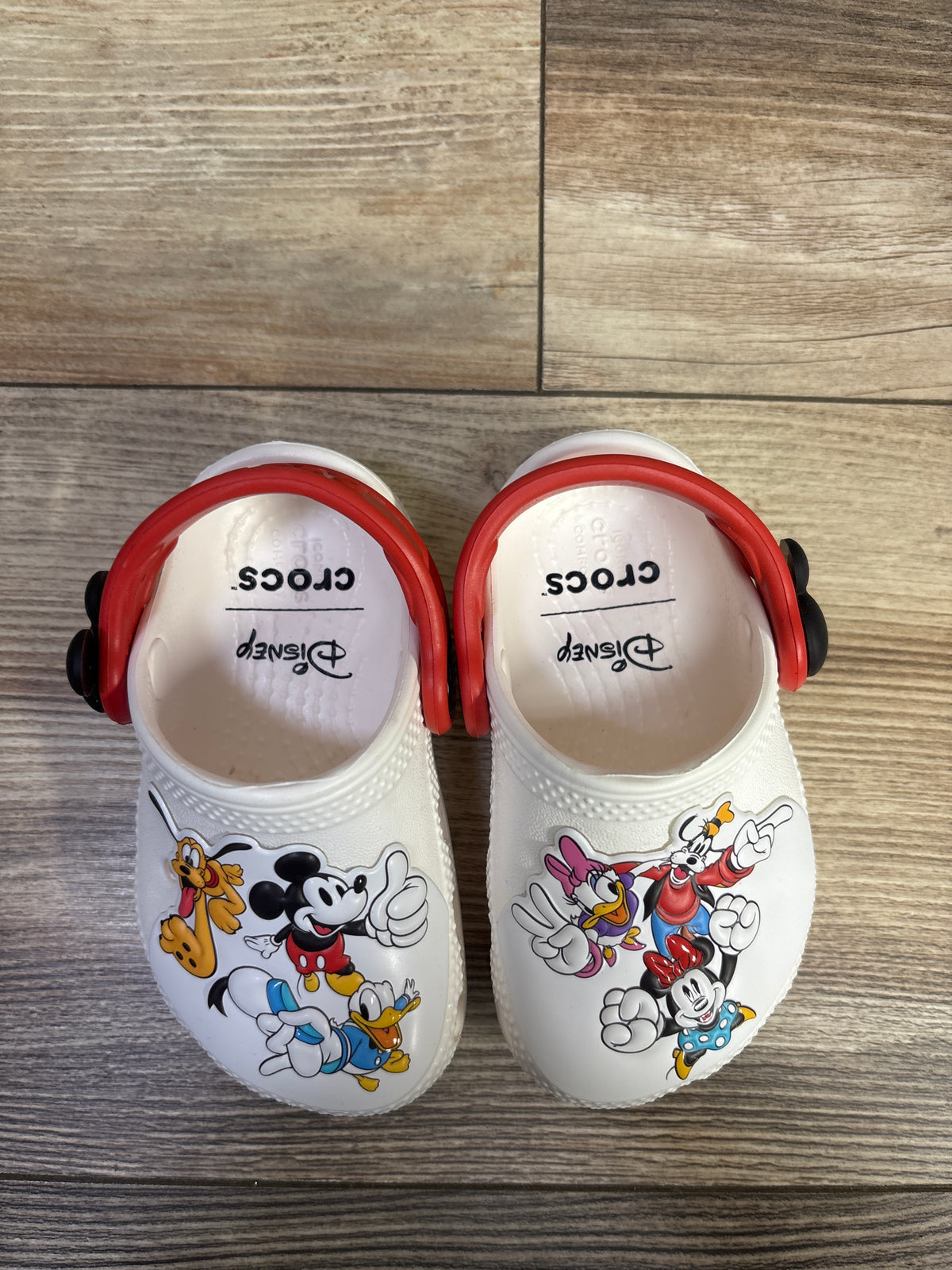 Crocs x Disney Mickey Mouse Classic Clogs White sz 5c