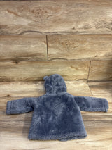Carter's Full Zip Plush Jacket Blue sz 6m