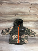The North Face Reversible Mount Chimbo Jacket Green Camo sz 3-6m