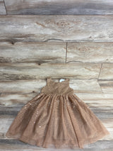 H&M Lace Tulle Sequin Dress Bronze sz 3T
