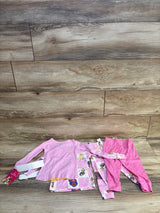 NEW Disney Princess 4pc Pajama Set Pink sz 18m