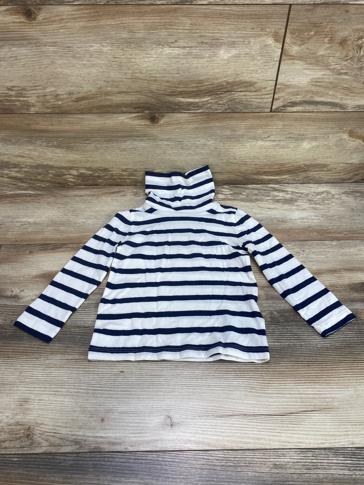 Crewcuts Striped Turtleneck Shirt White sz 2T