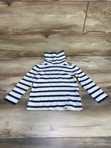 Crewcuts Striped Turtleneck Shirt White sz 2T