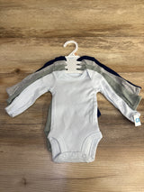 NEW Carter's 4pk Bodysuits Blue sz Preemie