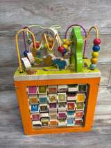 B toys Zany Zoo Wooden Activity Cube